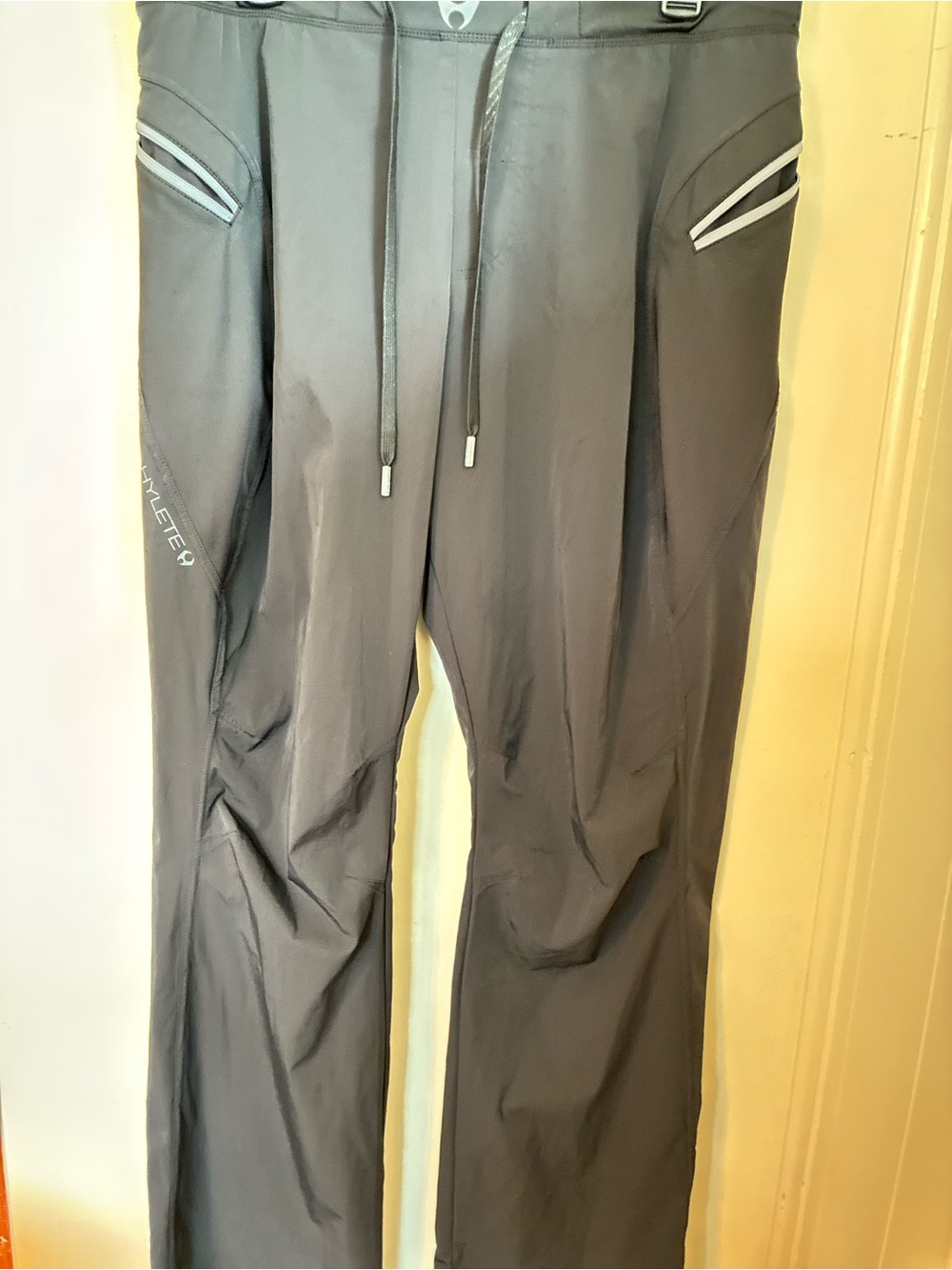 Hylete Men's Black Performance Joggers with Reflective Trim